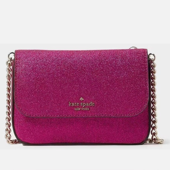 kate spade Handbags - Kate Spade Lola Convertible Belt Bag Glitter Crossbody Handbag Hot Pink …